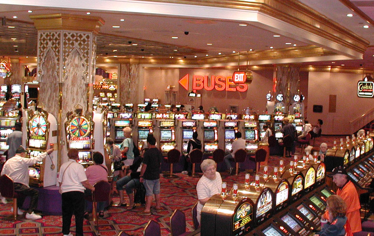 Dãy máy slot casino