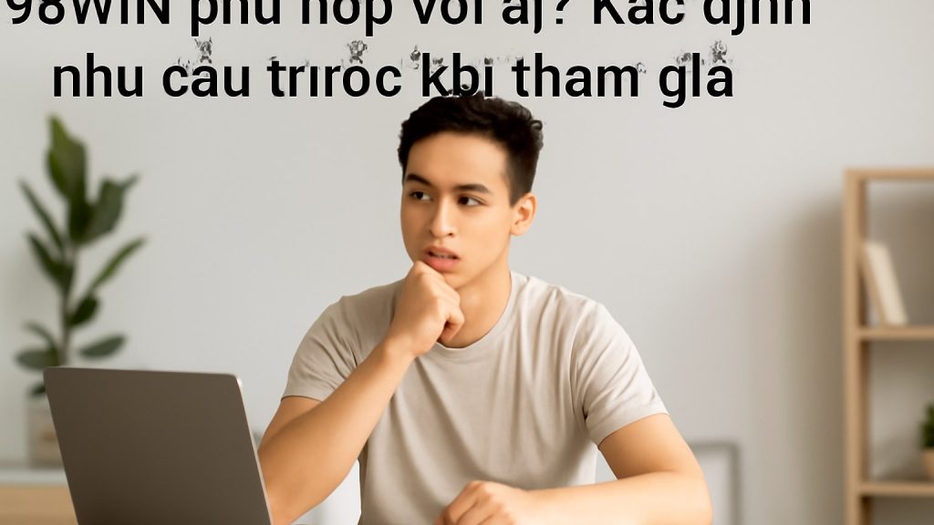 Minh họa: 1) 98WIN phù hợp với ai? Xác định nhu cầu trước khi tham gia