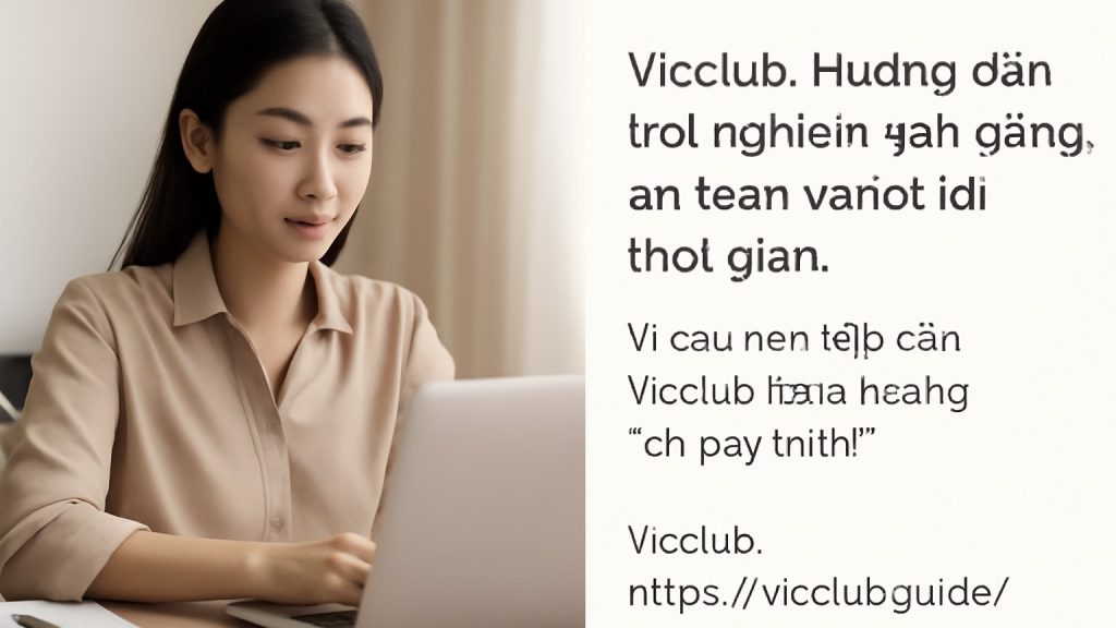 Vicclub: Hướng dẫn trải nghiệm gọn gàng, an toàn và tối ưu thời gian