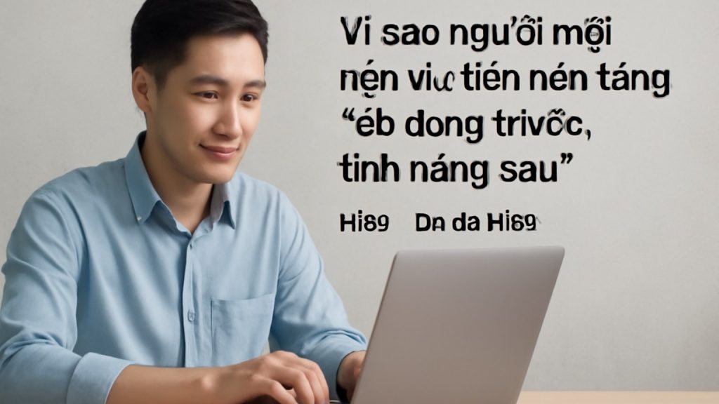 Vì sao người mới nên ưu tiên nền tảng “dễ dùng trước, tính năng sau” Minh họa: Vì sao người mới nên ưu tiên nền tảng “dễ dùng trước, tính năng sau”
